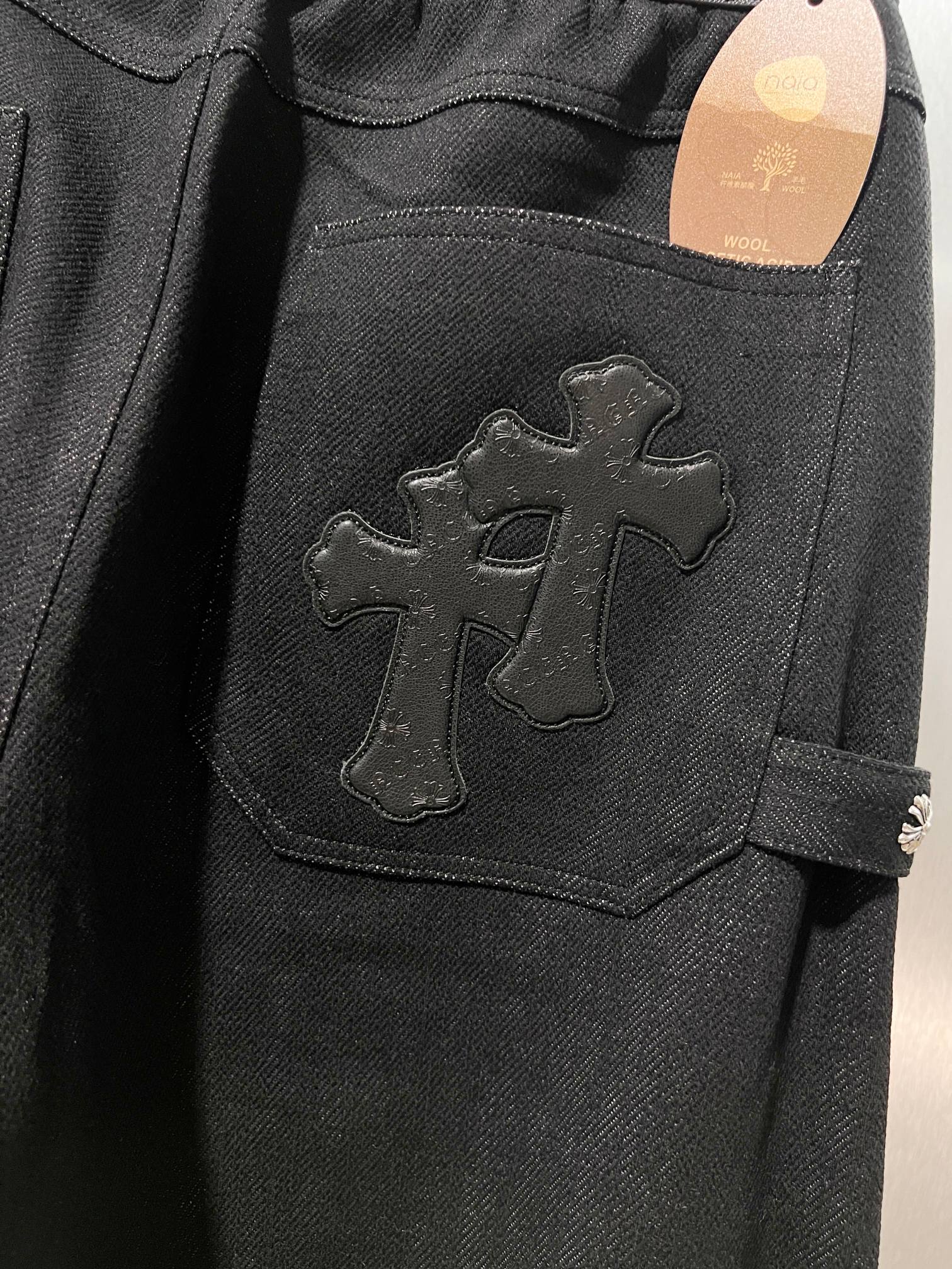 クロムハーツ ダブルクロスパッチ カーペンターパンツ｜ワークパンツ