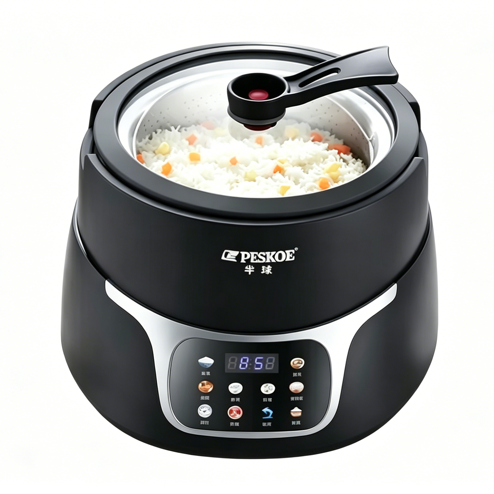 Rice cooker household  intelligent steamed rice hot pot integrated multi-functional low-sugar rice cooker电饭煲家用智能蒸煮火锅一体多功能低糖电饭煲