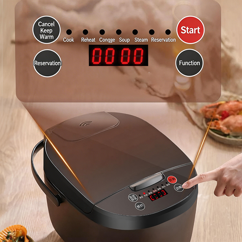 Rice cooker, model B, chocolate color
