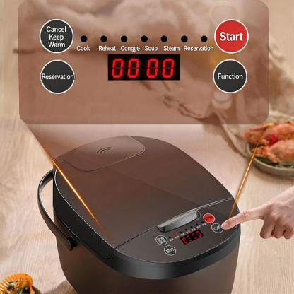 Rice cooker, model B, chocolate color