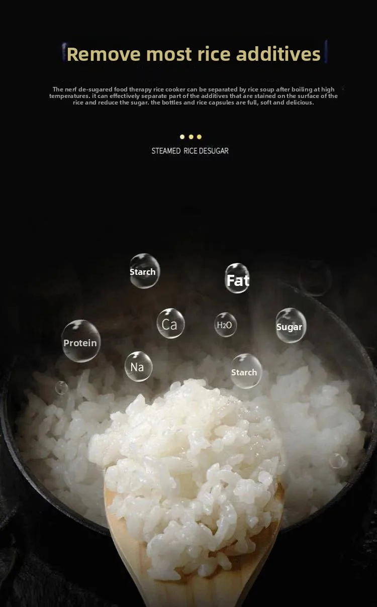 Hot Sale Promotional Gift Manufacturer's Popular 5L Electric Rice Cooker Household Soup Separator Guoyuan Health Pot Measuring