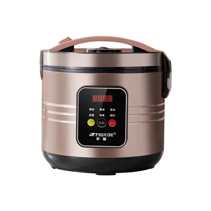 2025 New Electric Household Stainless Steel Rice Cooker 3.1-4.0L Multi-functional Digital Timer Control Automatic Soup Heater-Honghao Appliances