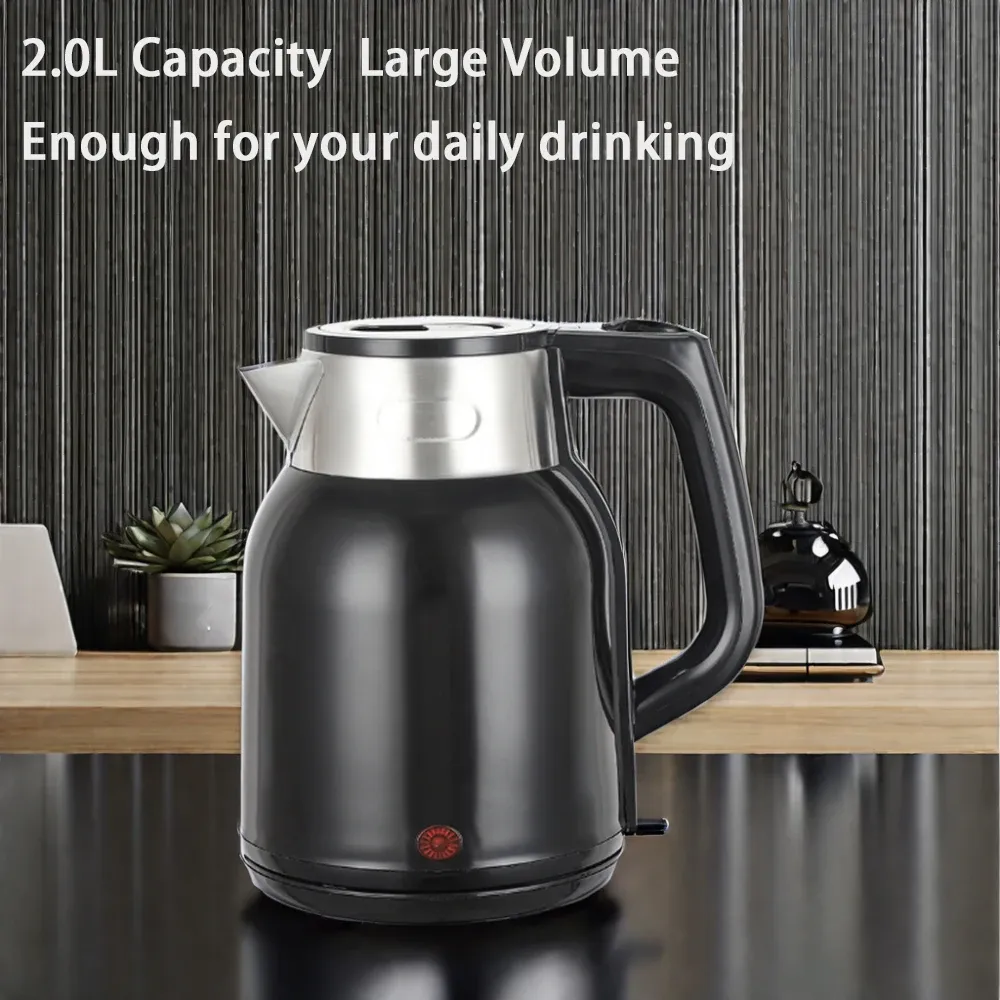 Wholesale Price Electric Kettle Stainless Steel Double Wall Fast Boiling Hot Water Kettle-Honghao Appliances