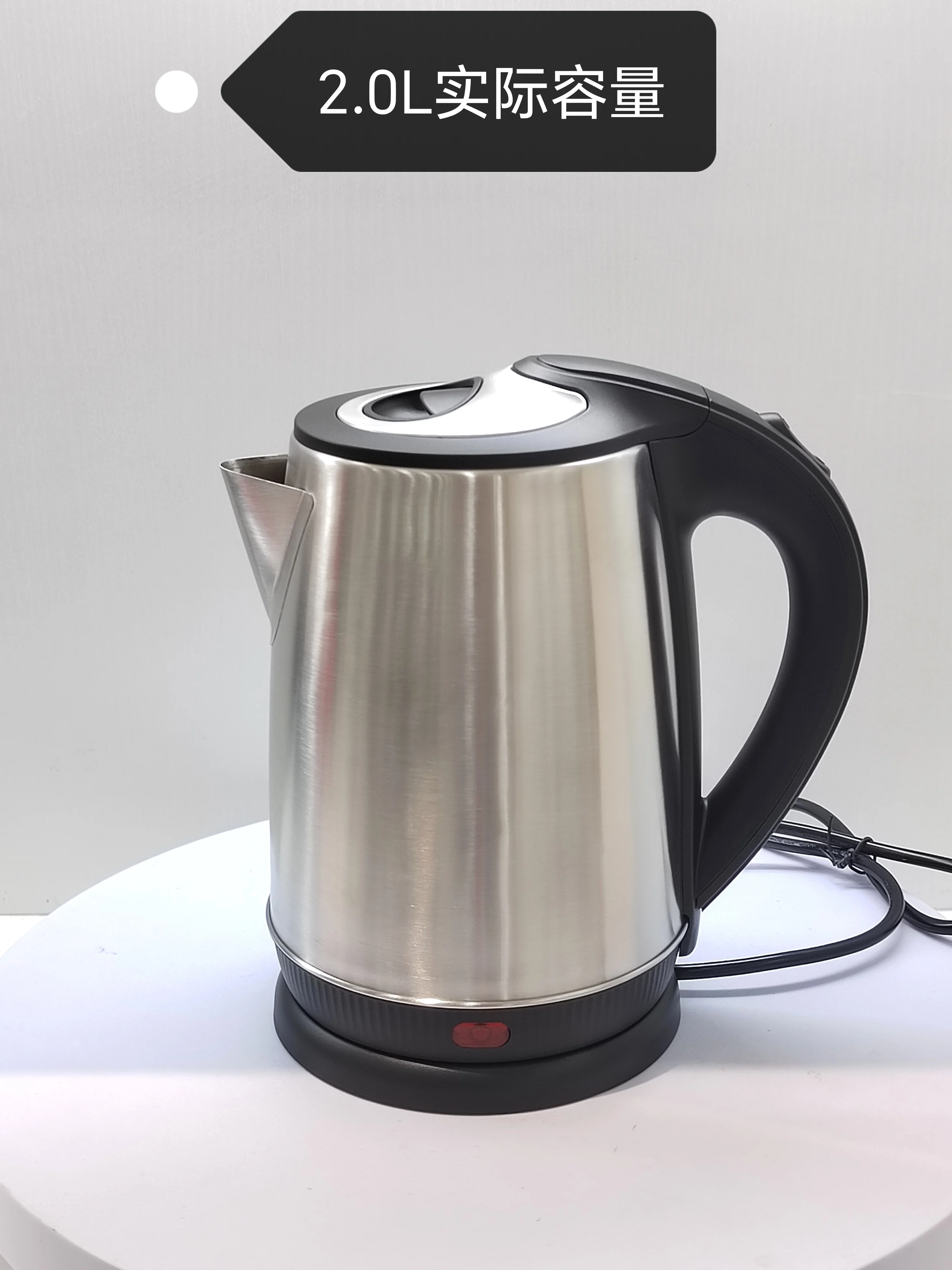 Wholesale New BTK Easy Heating Pouring Spout Stainless Steel  Kettle for Home Use Protection 2.0 L Electric Kettle-Honghao Appliances