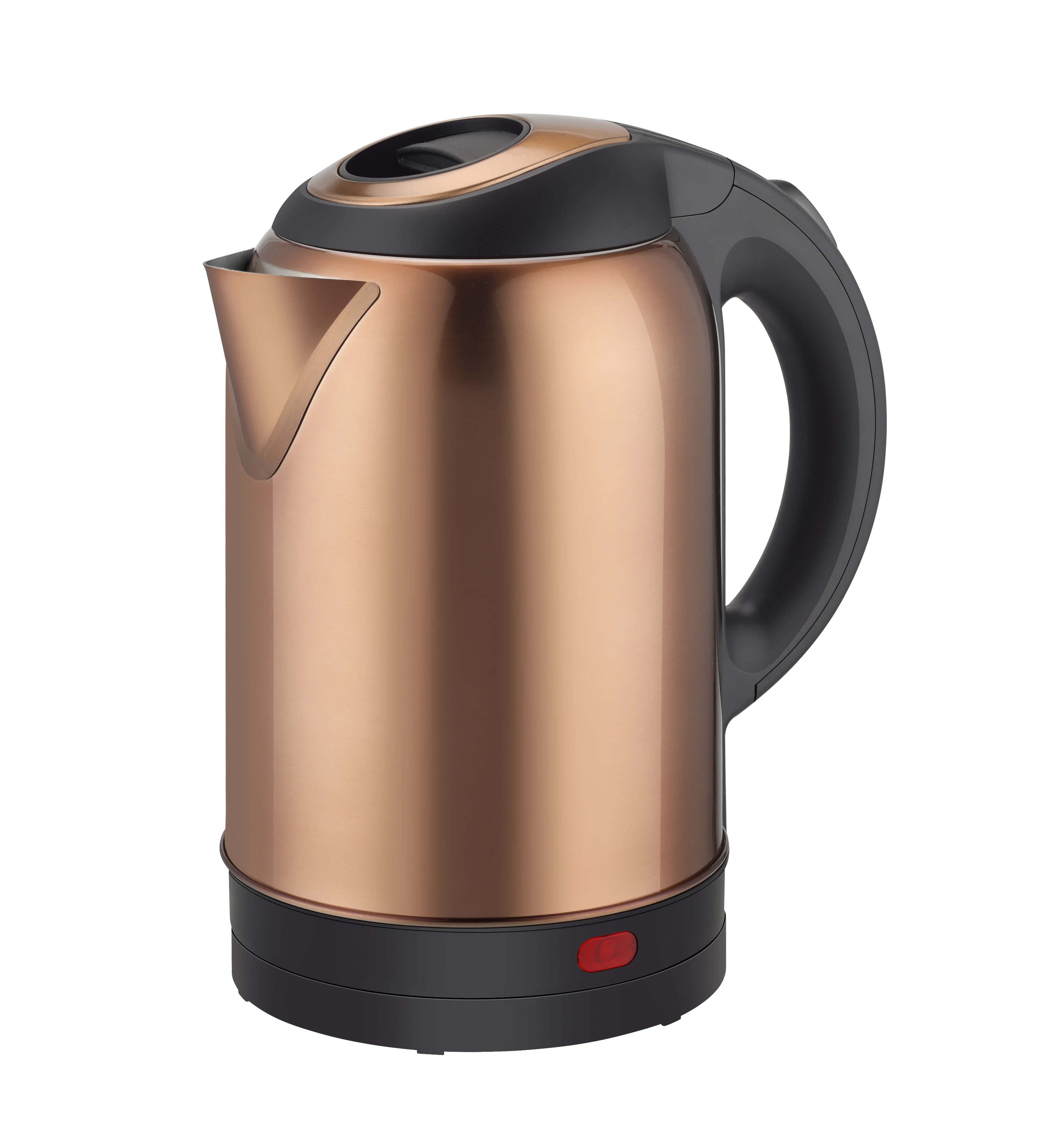 BTKing New Style 2L Cordless Electric Kettle 201 304 Stainless Steel 1500W Black Red Gold Outdoor Home Appliance-Honghao Appliances