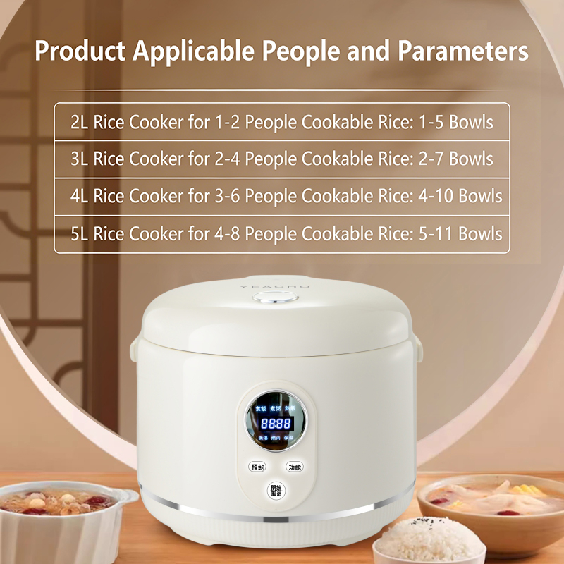 Smart Rice Cooker Model H (Ceramic Glaze)