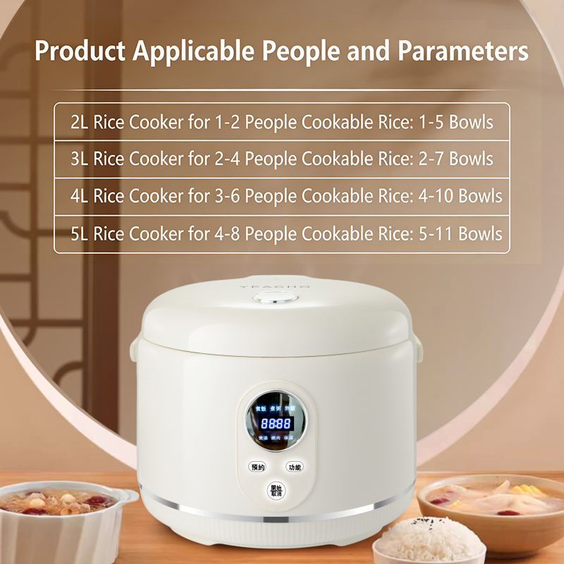 Smart Rice Cooker Model H (Ceramic Glaze)
