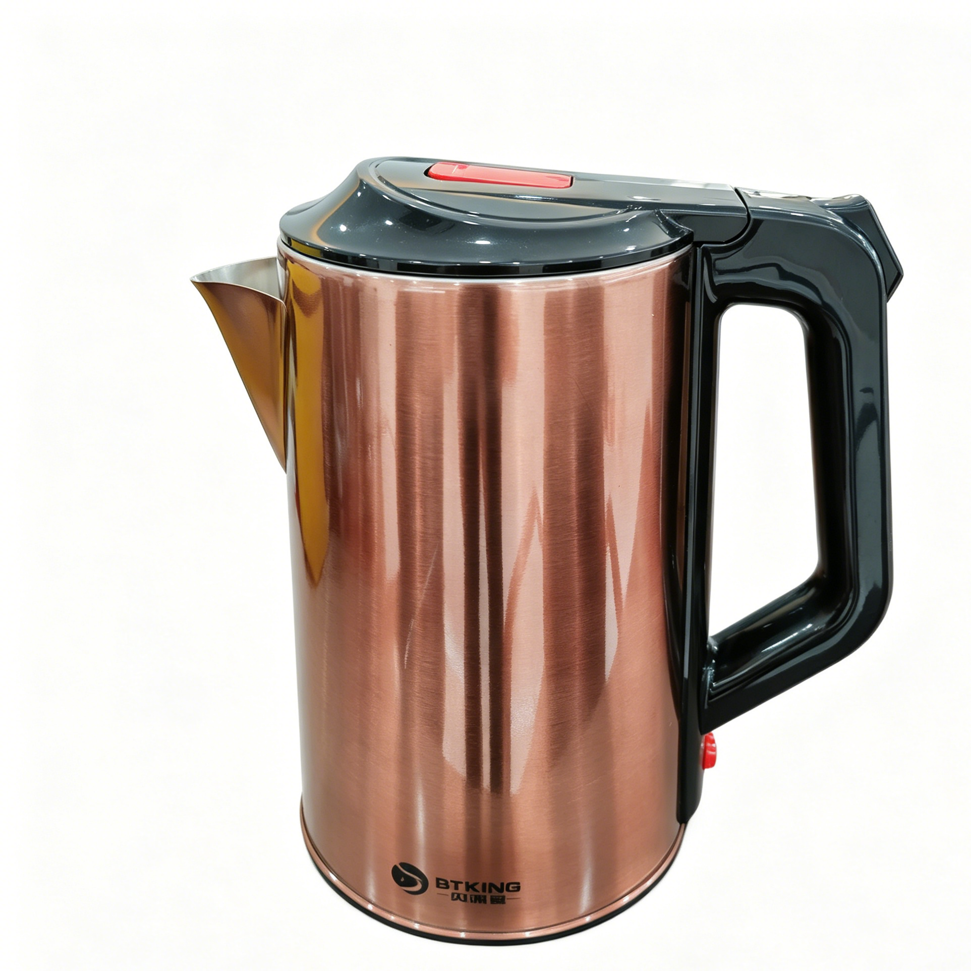 2.2L Brushed Metal Electric Kettle