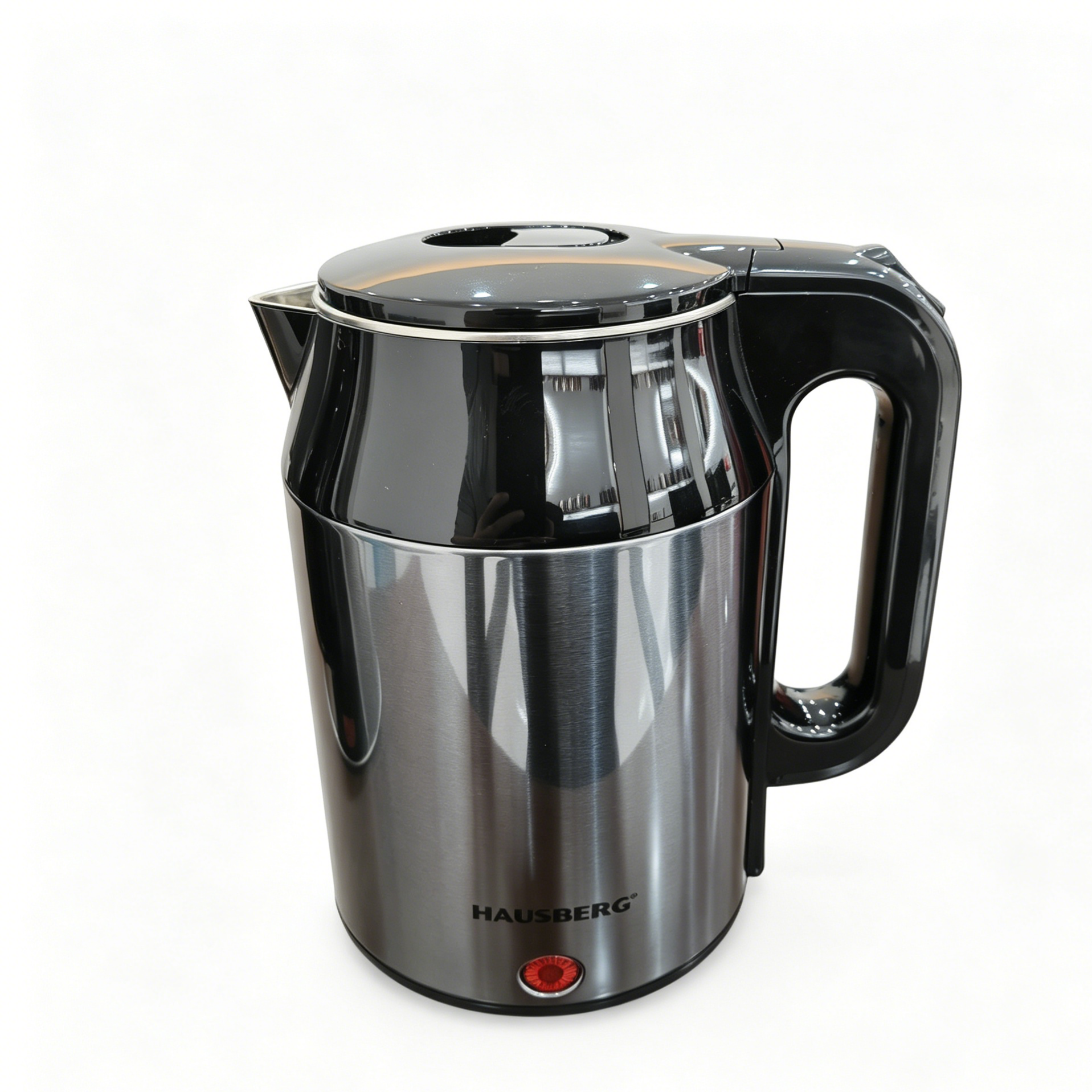 2.2L Straight Body Full Handle Partial Stainless Steel Kettle