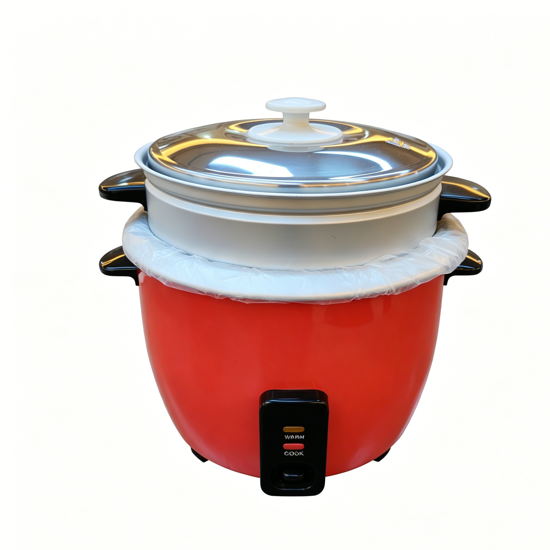 Red Drum-shaped Mechanical Rice Cooker