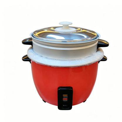 Red Drum-shaped Mechanical Rice Cooker