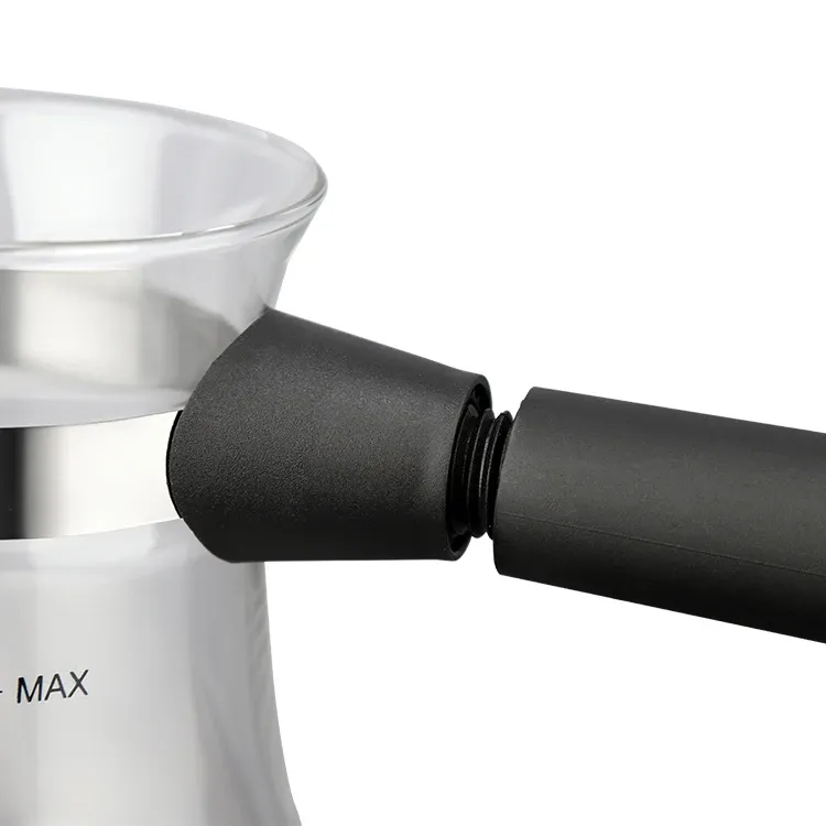 BTK 0.8L Smart Home Appliances Glass Electrical Turkish Coffee Pot Copper Portable Coffee Maker Kettle-Honghao Appliances