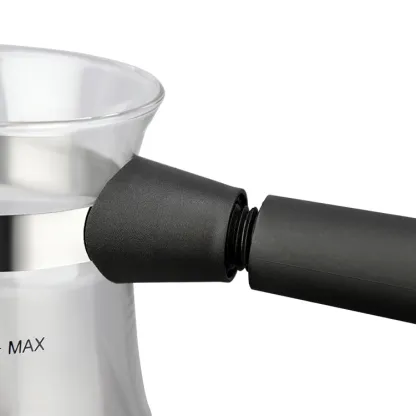 BTK 0.8L Smart Home Appliances Glass Electrical Turkish Coffee Pot Copper Portable Coffee Maker Kettle-Honghao Appliances