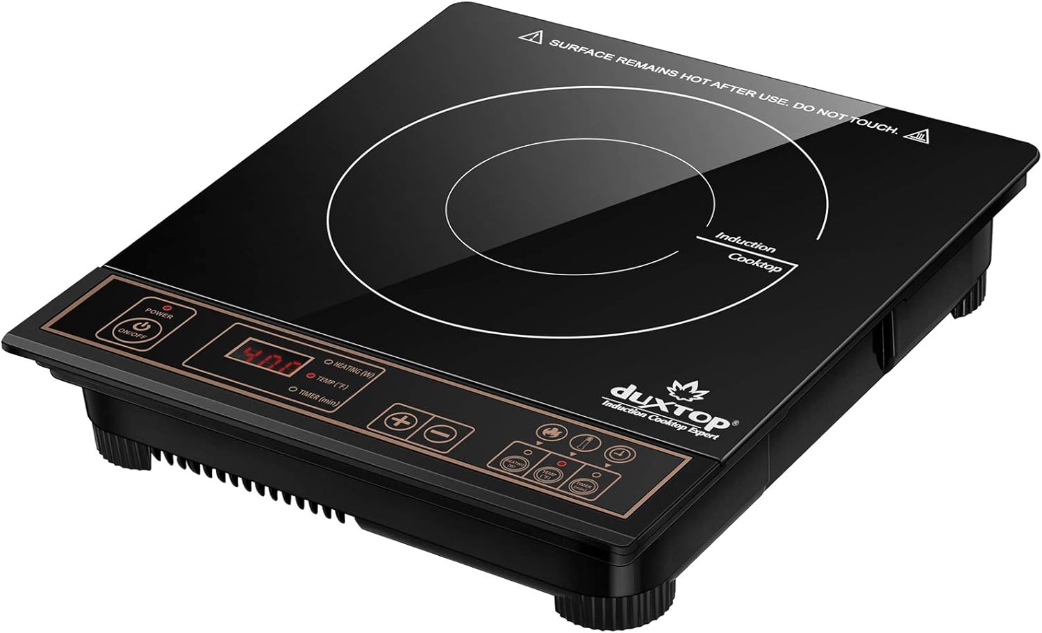 Duxtop 1800W Portable Induction Cooktop, Gold 8100MC/BT-180G3