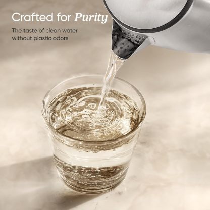 COSORI Electric Kettle, Plastic-Free Interior, 2 Lid Opening Angles, Easy to Clean, Automatic Shut Off & Boil-Dry Protection, Stainless Steel Tea Kettle, Hot Water Boiler & Heater, 1.7L, 1500W