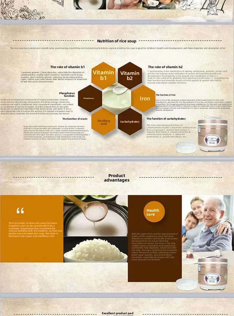 Hot Sale Promotional Gift Manufacturer's Popular 5L Electric Rice Cooker Household Soup Separator Guoyuan Health Pot Measuring