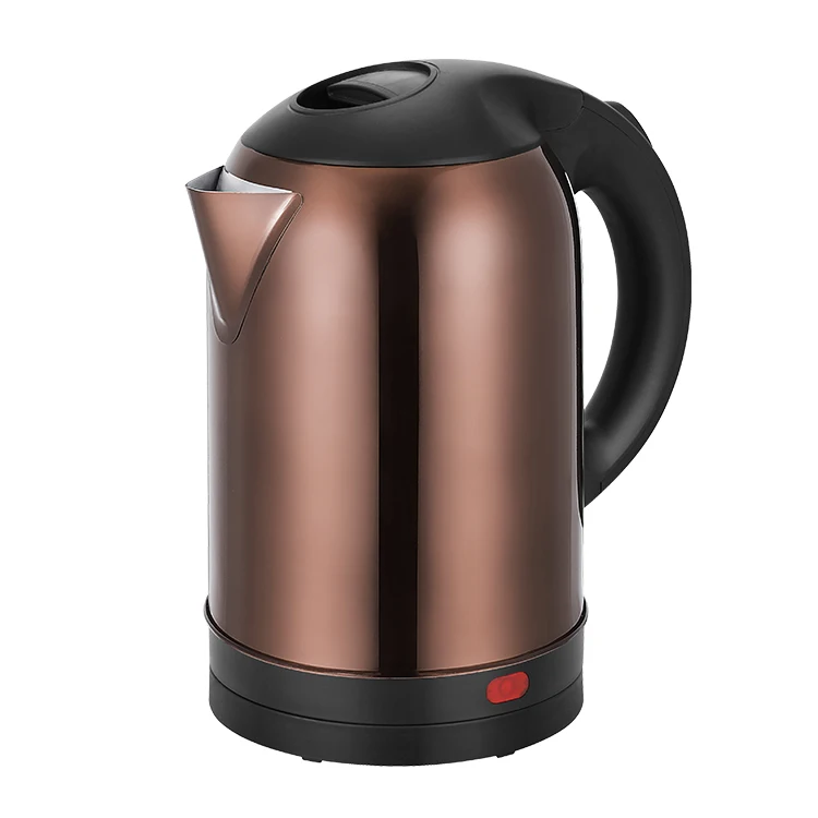 BTKing 2L Cordless Electric Kettle 201 304 Stainless Steel 1500W Black Red Gold Outdoor Home Appliance-Honghao Appliances