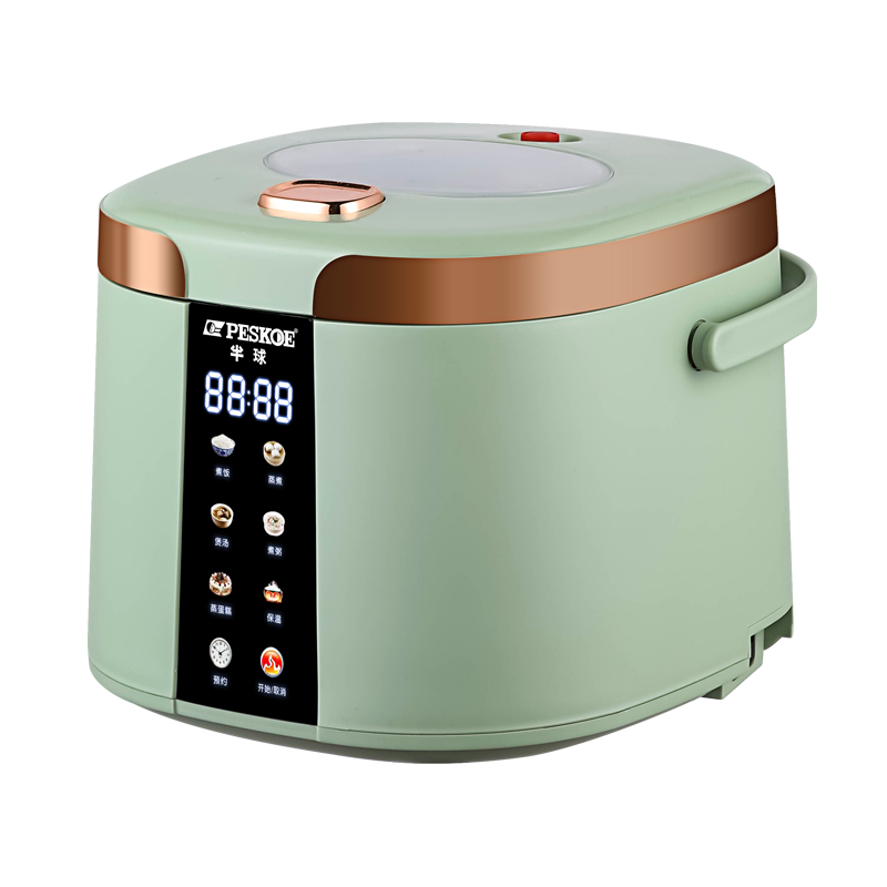 Hemispherical Green Color Screen (Skylight) Pot Rice Cooker