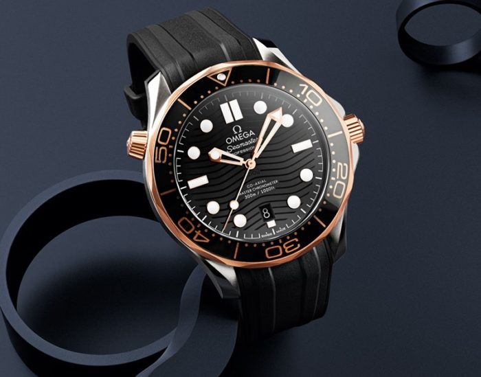 DIVER 300﻿M コーアクシャル マスター クロノメーター 42M﻿M 210.22.42.20.01.00﻿2 ウィッシュリスト 比較する スティール ‑ セドナゴールド & ラバーストラッ﻿プ  210.22.42.20.01.002