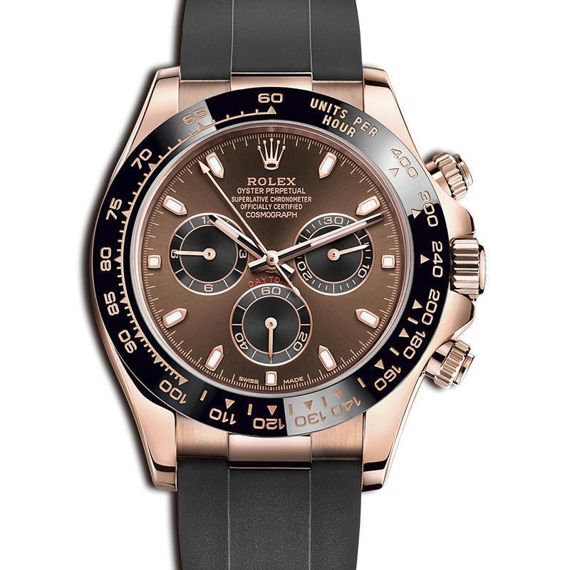 代金引換 ロレックス コスモグラフ デイトナ 自動巻き ブラウン 文字盤 ローズゴールド m116515ln-0041
