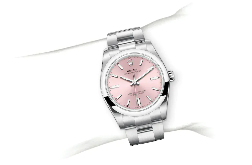 ROLEX ロレックスの牡蠣の恒働のシリーズm124200-0004腕時計です