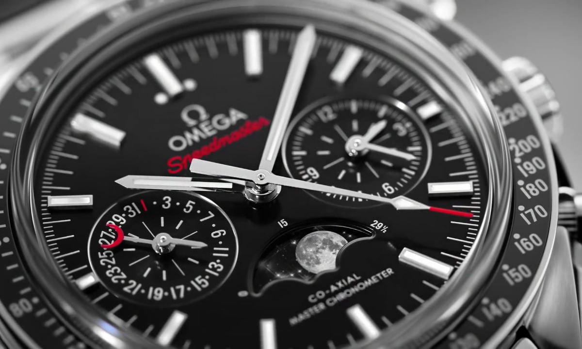 コーアクシャル マスター クロノメーター ムーンフェイズ クロノグラフ304.30.44.52.01.001  44.25M﻿M