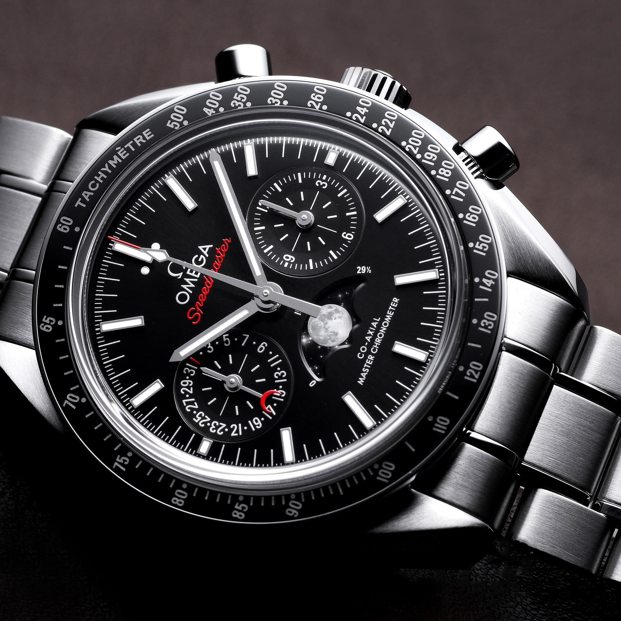 コーアクシャル マスター クロノメーター ムーンフェイズ クロノグラフ304.30.44.52.01.001  44.25M﻿M