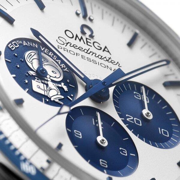 SPEEDMASTER記念モデルコーアクシャル マスター クロノメーター クロノグラフ 42MMシルバー スヌーピー アワード310.32.42.50.02.001