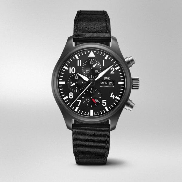 （代金引換）パイロット?ウォッチ?クロノグラフ ?トップガン IW389101 44.5MM