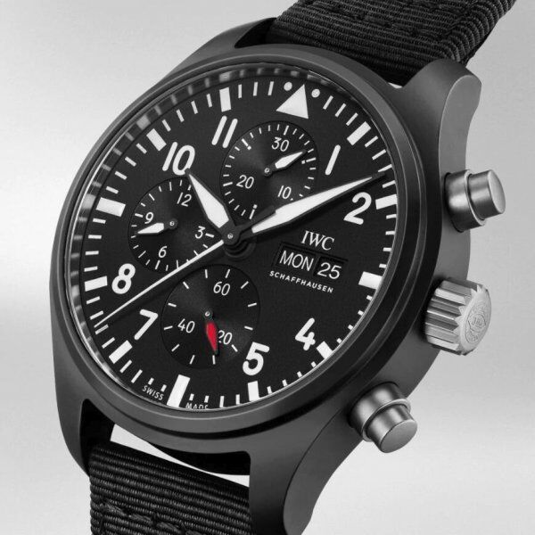 （代金引換）パイロット?ウォッチ?クロノグラフ ?トップガン IW389101 44.5MM