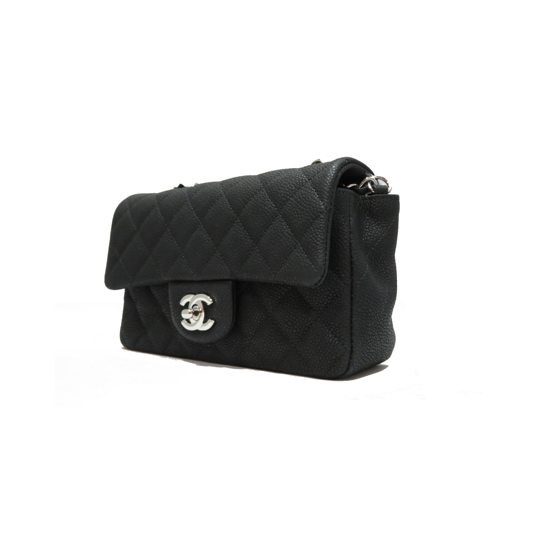 CHANEL シャネル 1116キャビア牛の皮です 銀鎖です