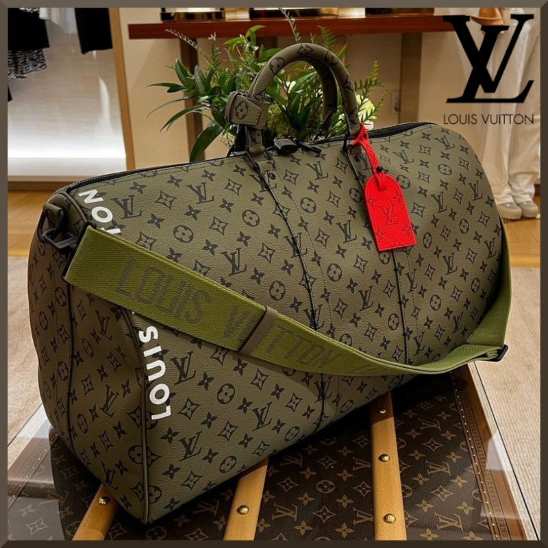 【旅行に最適☆】Louis Vuitton キーポル ショルダーバッグ 55 M23963
