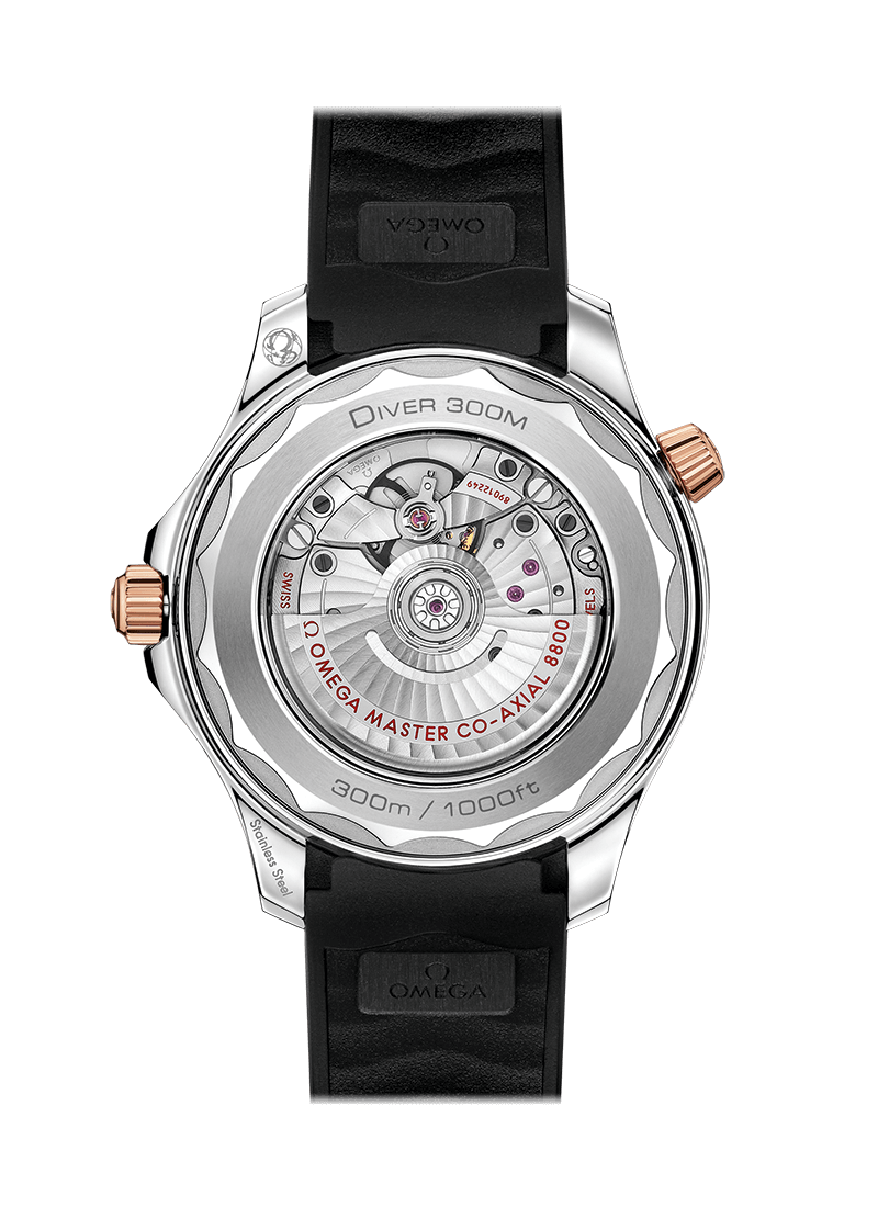 DIVER 300﻿M コーアクシャル マスター クロノメーター 42M﻿M 210.22.42.20.01.00﻿2 ウィッシュリスト 比較する スティール ‑ セドナゴールド & ラバーストラッ﻿プ  210.22.42.20.01.002
