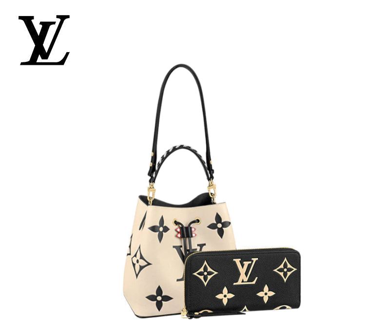 LOUIS VUITTON ネオノエ クレーム 長財布 2点セット お得 Ref:M56889+M80481