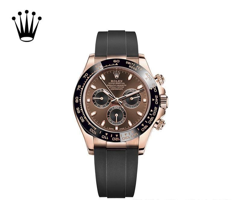 代金引換 ロレックス コスモグラフ デイトナ 自動巻き ブラウン 文字盤 ローズゴールド m116515ln-0041