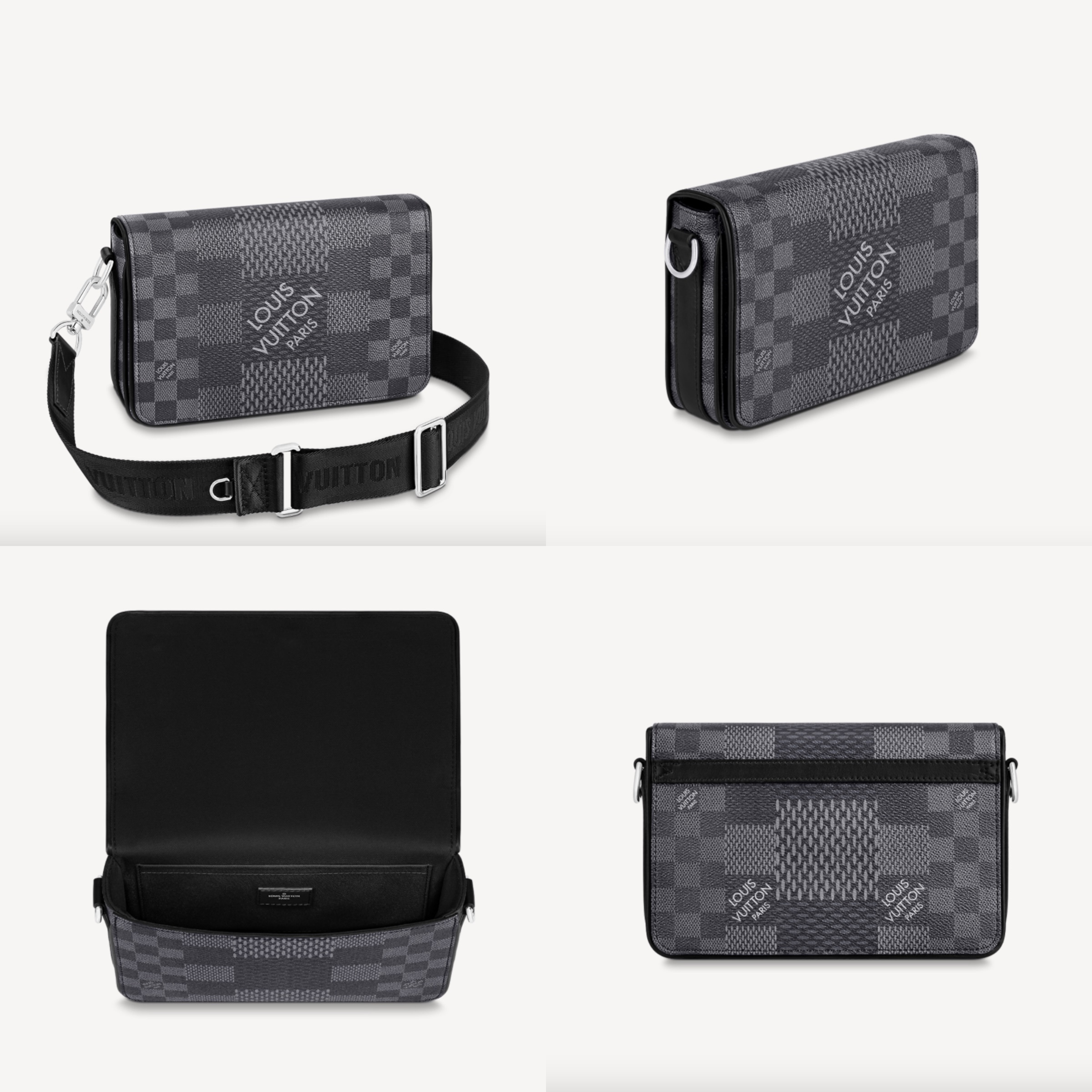 LOUIS VUITTON ルイヴィトン ステュディオ・メッセンジャー ダミエ / グラフィット N50013 メッセンジャーバッグ