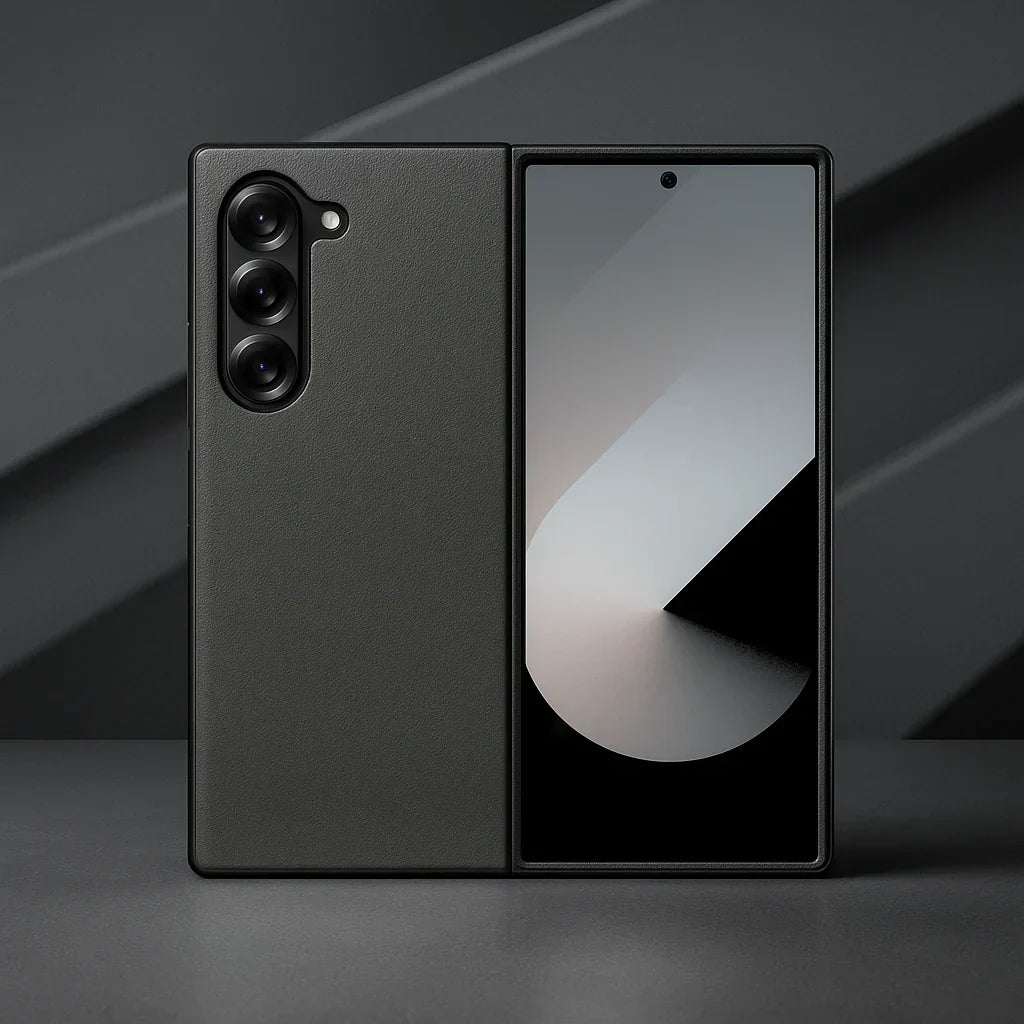 Galaxy Z Fold 7 PU leather matte case Cosmos Joy