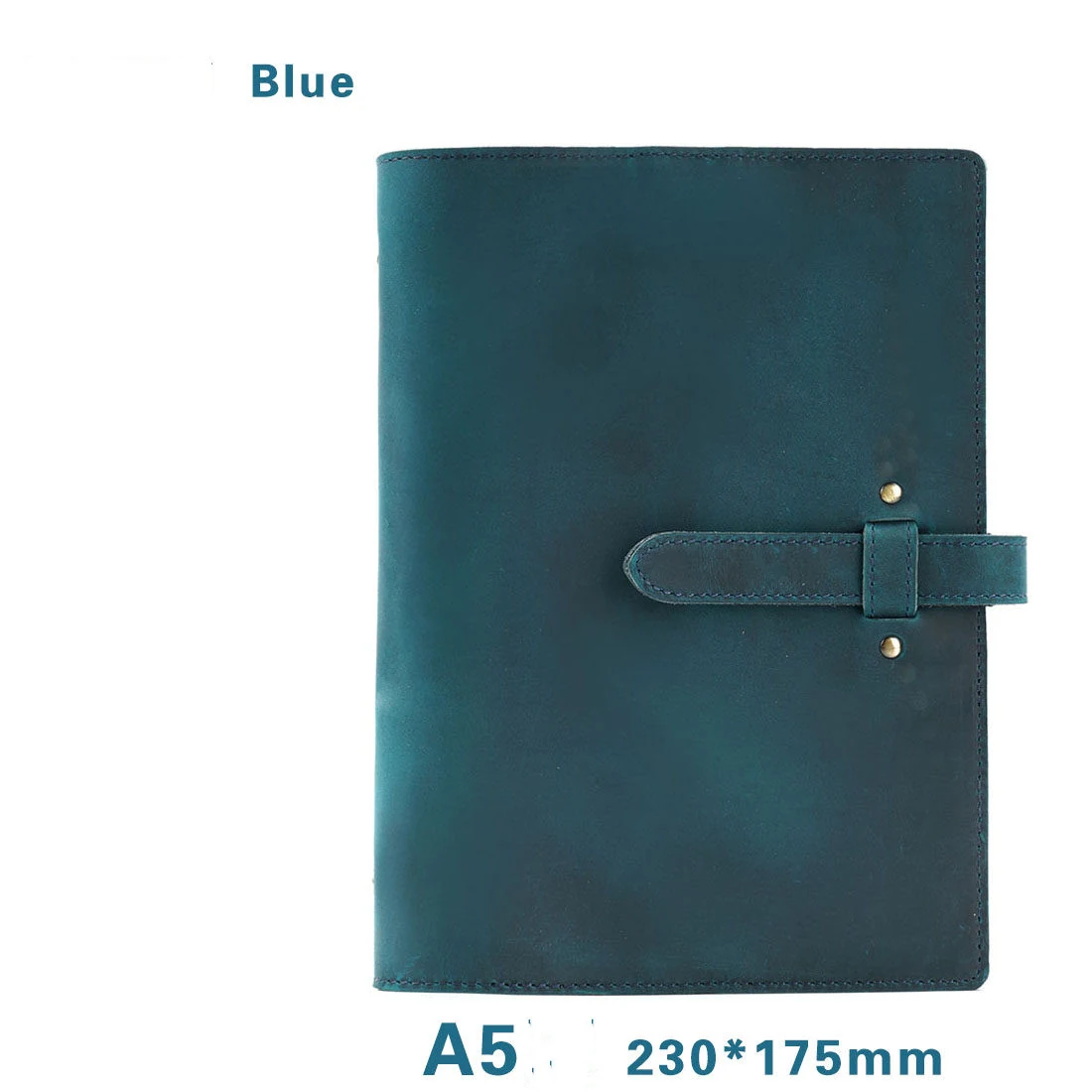ABIGALECrafts Personalized Leather 6-Ring Binder A5 A6 - Custom Engraved Refillable Journal Cover, Handmade Vintage Planner for Business & Gift