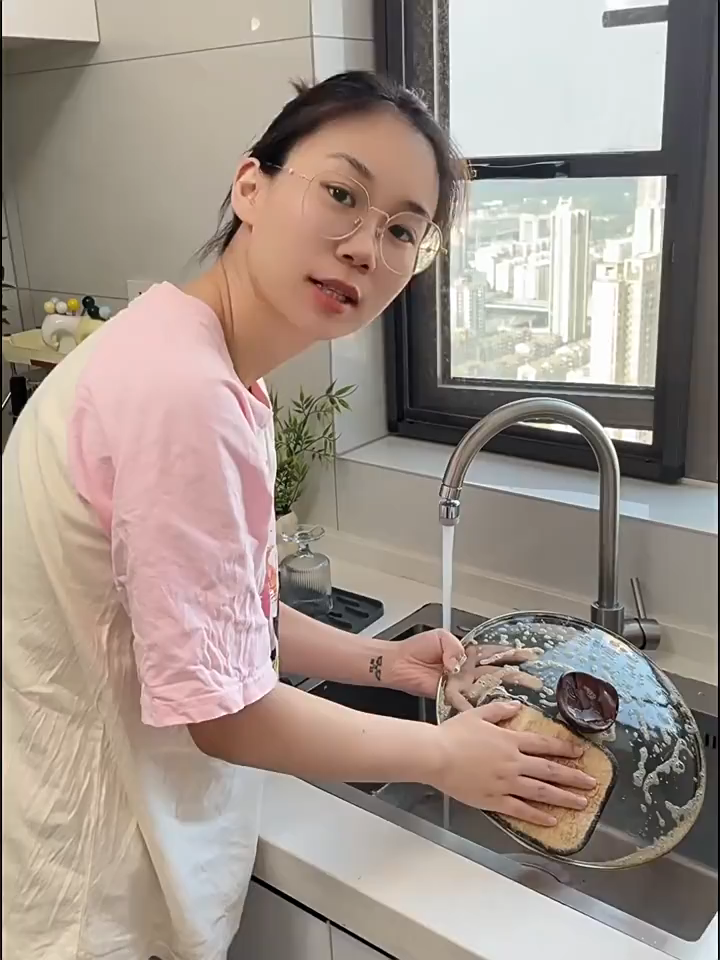 케이스 와이어 설거지 주방용 은사 양면 수세미 행주 수세미