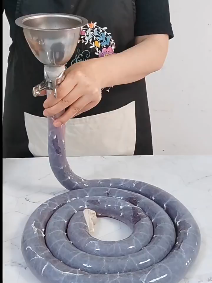 가정용 수동 스테인리스 소시지 충전기 / 순대 제조기 / 찹쌀순대 / 북부식 블러드 소시지 / 건조 소시지 제작 도구