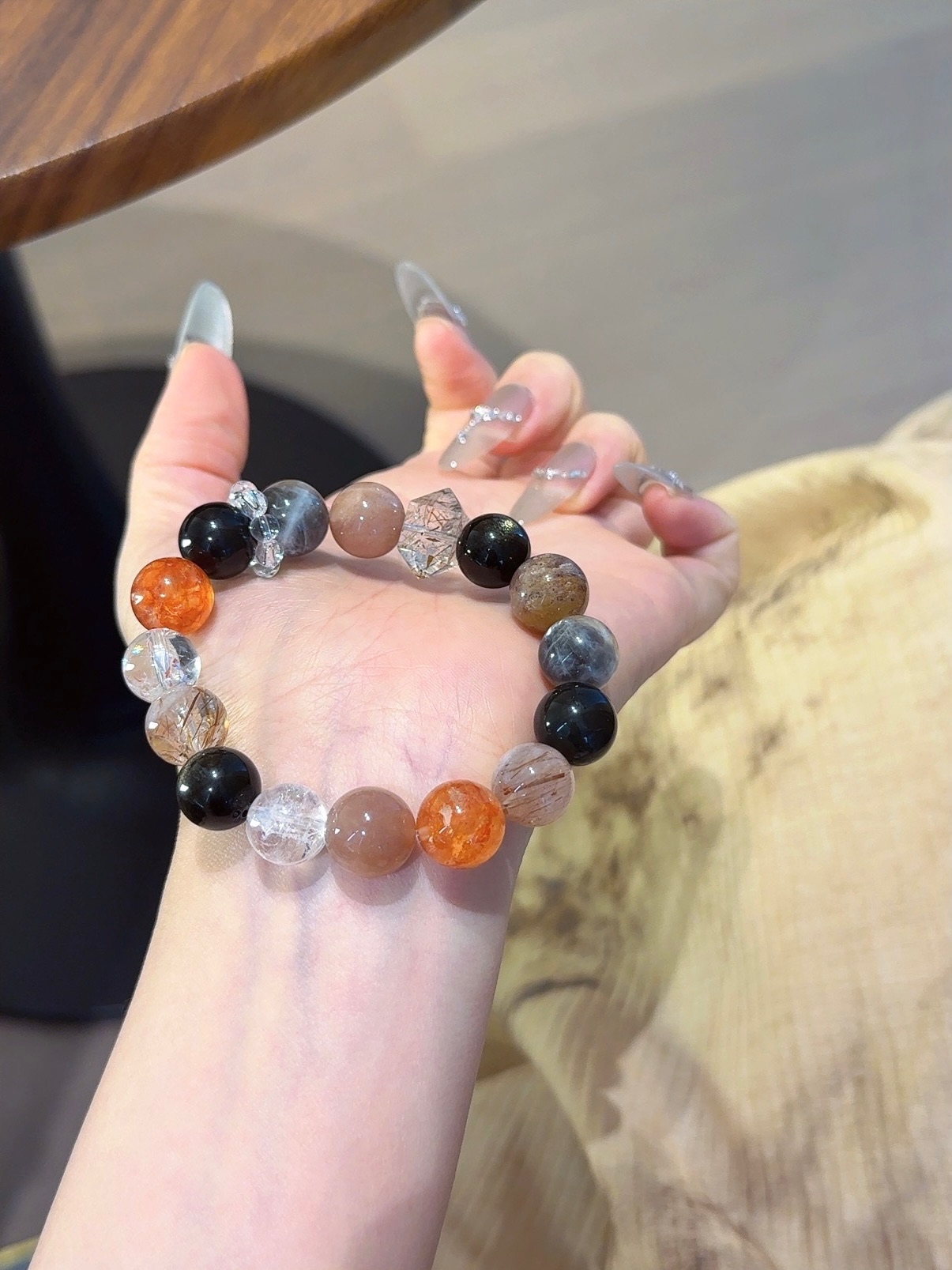 紅黑系多寶手串