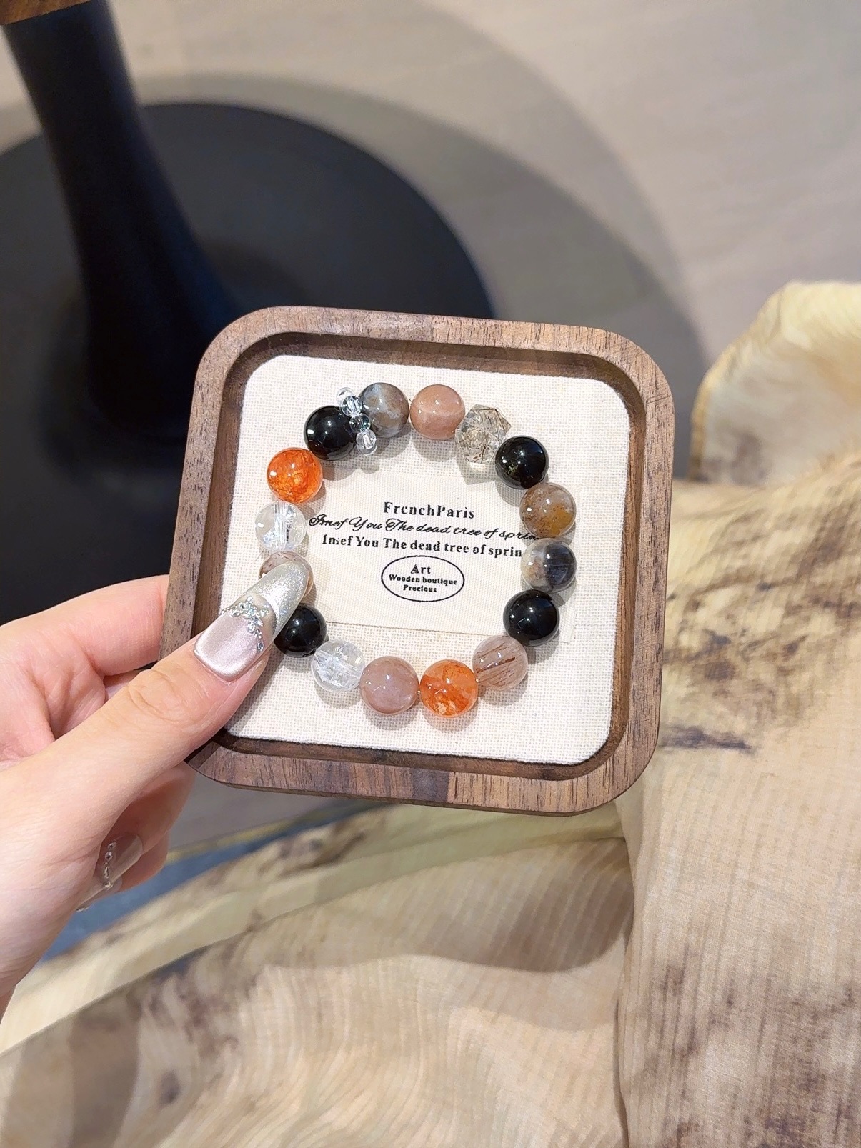 紅黑系多寶手串