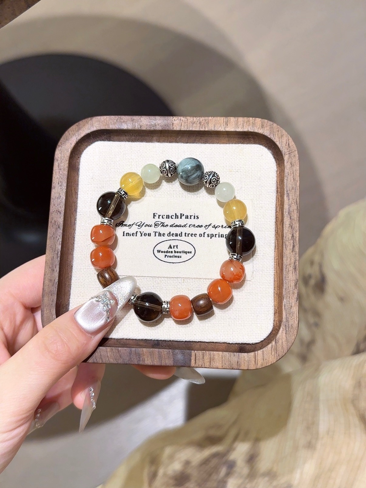 南紅瑪瑙鷹眼石手串