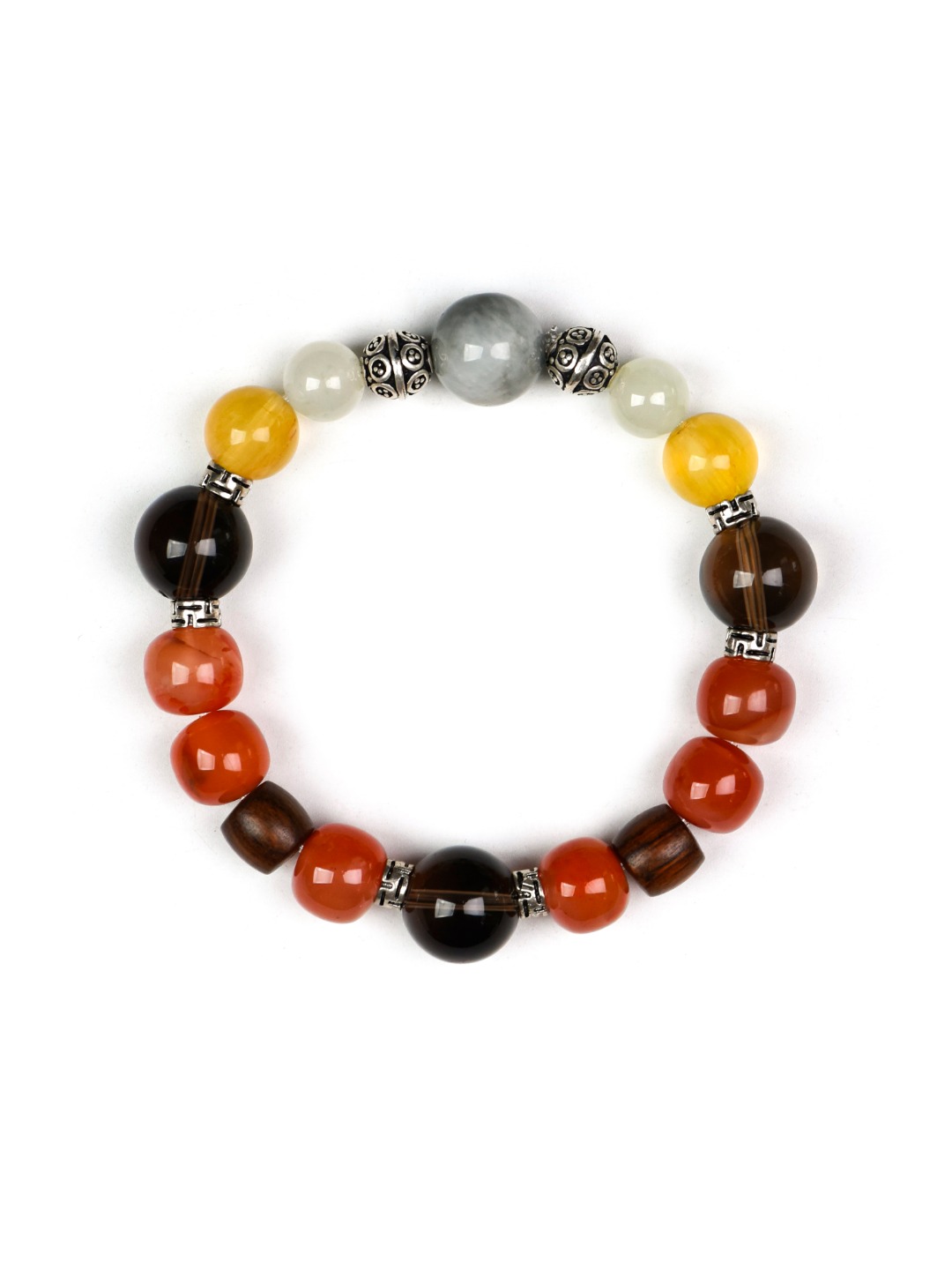 南紅瑪瑙鷹眼石手串