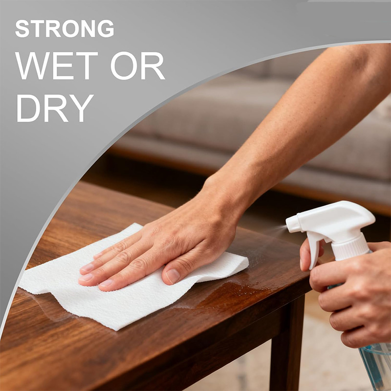 Industrial dust-free wiping paper