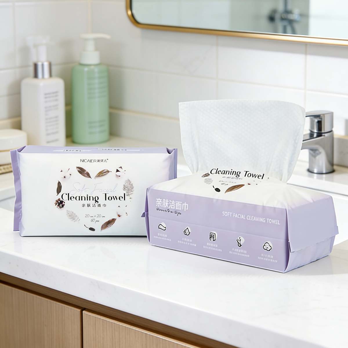 Disposable Face Towel Facial Tissue