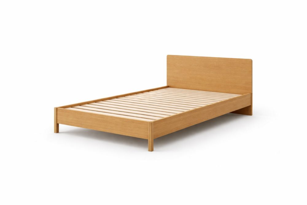 Wooden Single Bed Frame Pine Slatted 200x100 cm