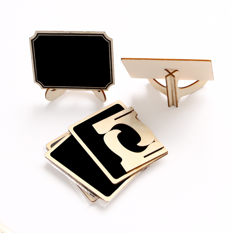 Creative Wooden Mini Blackboard Decor