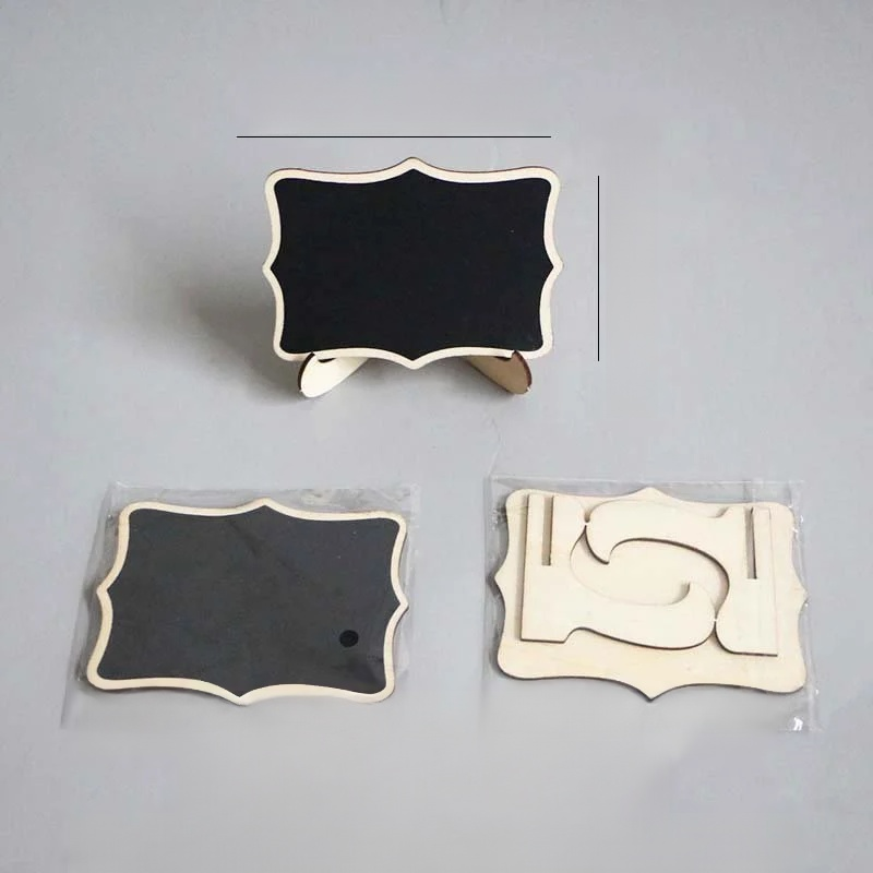 Creative Wooden Mini Blackboard Decor