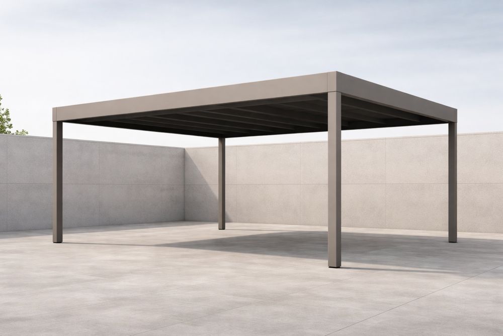 Outdoor Aluminum Square Gazebo Frame 3m x 3m×2.5m